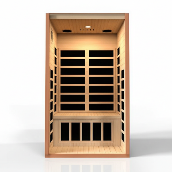 Dynamic Avila 1-2-person Low EMF (Between 5-10MG) FAR Infrared Sauna (Canadian Hemlock)