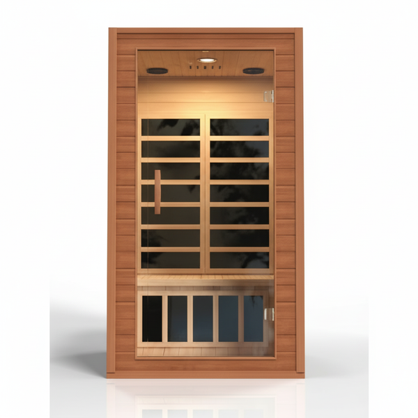 Dynamic Avila Elite 1-2-person Ultra Low EMF (Between 3-5MG) FAR Infrared Sauna (Canadian Hemlock)