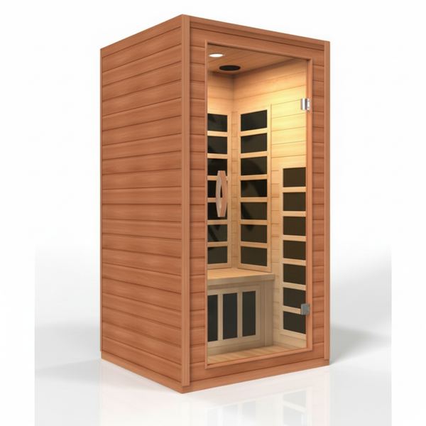 Dynamic Avila Elite 1-2-person Ultra Low EMF (Between 3-5MG) FAR Infrared Sauna (Canadian Hemlock)