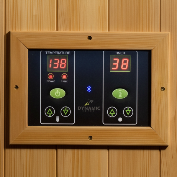 Dynamic Gracia 1-2-Person Full Spectrum Near Zero EMF (Under 3MG) FAR Infrared Sauna (Canadian Hemlock)