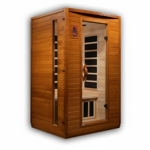 Dynamic Versailles Elite 2-person Ultra Low EMF (Between 3-5MG) FAR Infrared Sauna (Canadian Hemlock)