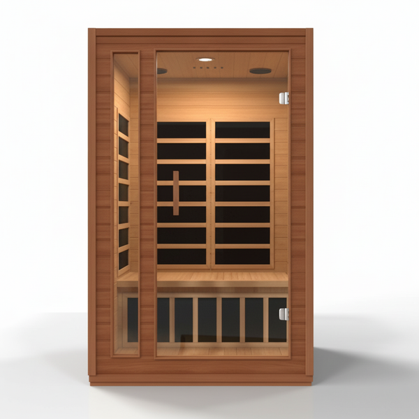 Dynamic Cordoba 2-person Low EMF (Between 5-10MG) FAR Infrared Sauna (Canadian Hemlock)