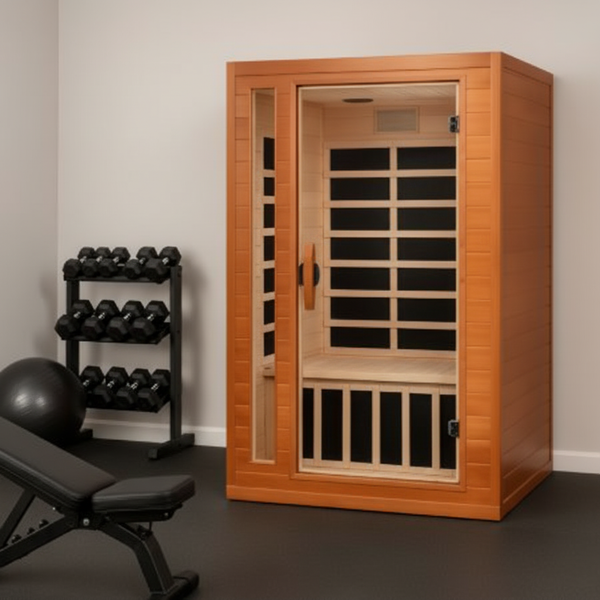 Dynamic Cordoba 2-person Low EMF (Between 5-10MG) FAR Infrared Sauna (Canadian Hemlock)