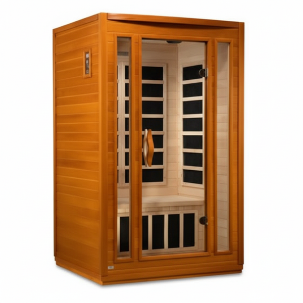 Dynamic San Marino 2-person Low EMF (Between 5-10MG) FAR Infrared Sauna (Canadian Hemlock)