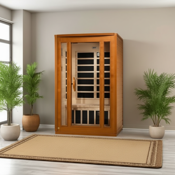 Dynamic San Marino 2-person Low EMF (Between 5-10MG) FAR Infrared Sauna (Canadian Hemlock)