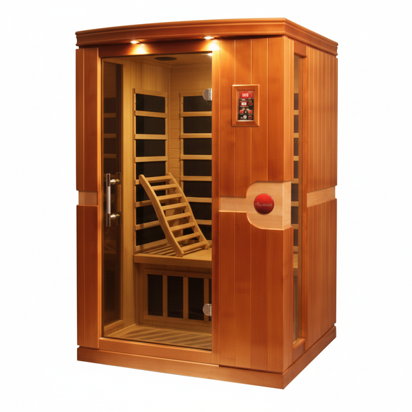 Dynamic Venice 2-person Low EMF (Between 5-10MG) FAR Infrared Sauna (Canadian Hemlock)