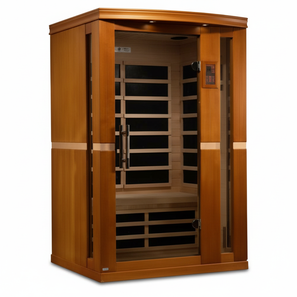 Dynamic Vittoria Elite 2-person Ultra Low EMF (Between 3-5MG) FAR Infrared Sauna (Canadian Hemlock)
