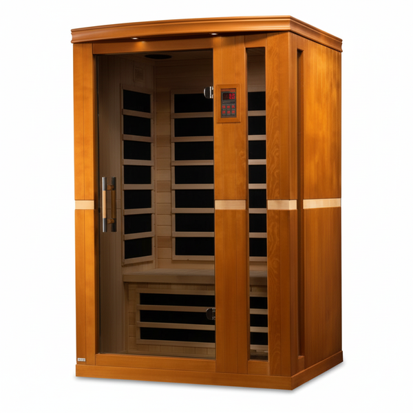 Dynamic Vittoria 2-person Low EMF (Between 5-10MG) FAR Infrared Sauna (Canadian Hemlock)