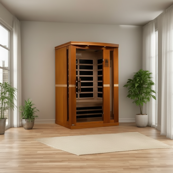 Dynamic Vittoria 2-person Low EMF (Between 5-10MG) FAR Infrared Sauna (Canadian Hemlock)