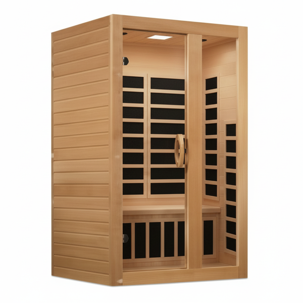 Dynamic Serena 2-person Low EMF (Between 5-10MG) FAR Infrared Sauna (Canadian Hemlock)