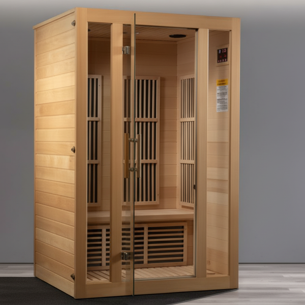 Maxxus Seattle 2-Person Low EMF (Between 5-10MG) FAR Infrared Sauna (Canadian Hemlock)