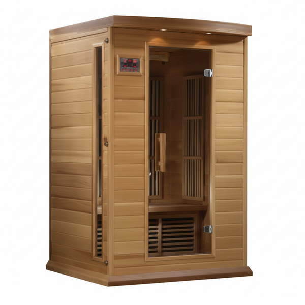 Maxxus 2-Person Low EMF (Between 5-10MG) FAR Infrared Sauna (Canadian Red Cedar)
