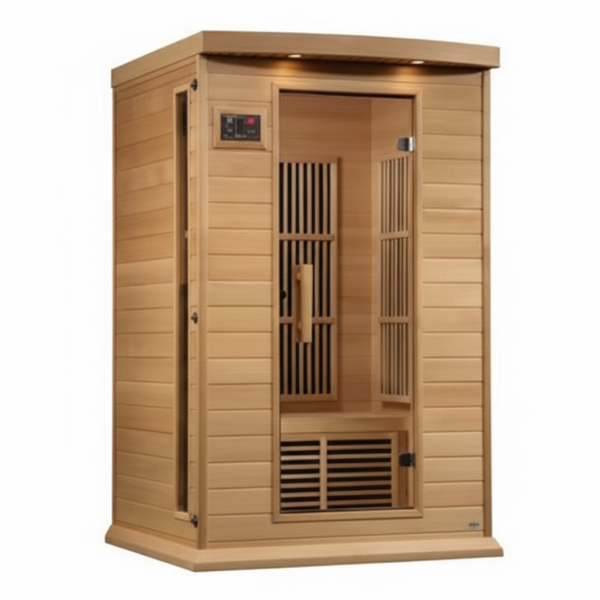 Maxxus 2-Person Near Zero EMF (Under 3MG) FAR Infrared Sauna (Canadian Red Cedar)