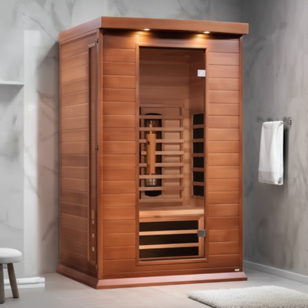 Maxxus 2-Person Near Zero EMF (Under 3MG) FAR Infrared Sauna (Canadian Red Cedar)
