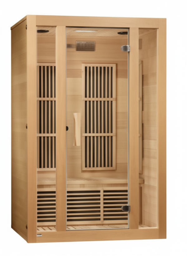 Maxxus 2-Person Low EMF (Between 5-10MG) FAR Infrared Sauna (Canadian Hemlock)