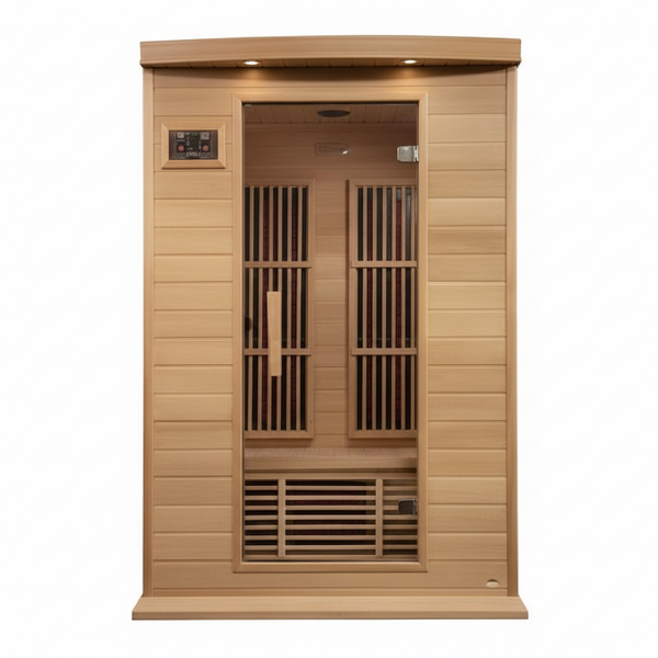 Maxxus 2-Person Low EMF (Between 5-10MG) FAR Infrared Sauna (Canadian Hemlock)