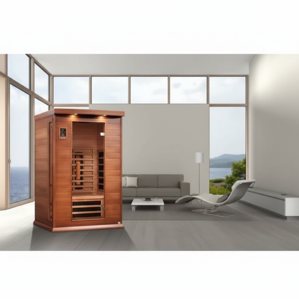 Maxxus 2-Person Full Spectrum Near Zero EMF (Under 3MG) FAR Infrared Sauna (Canadian Red Cedar)