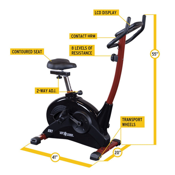 Best Fitness Upright Bike