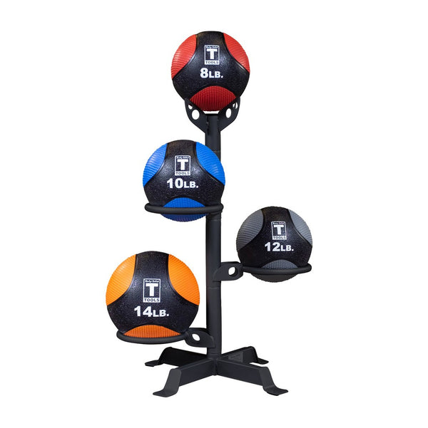 MEDICINE BALL RACK 3 - BLACK