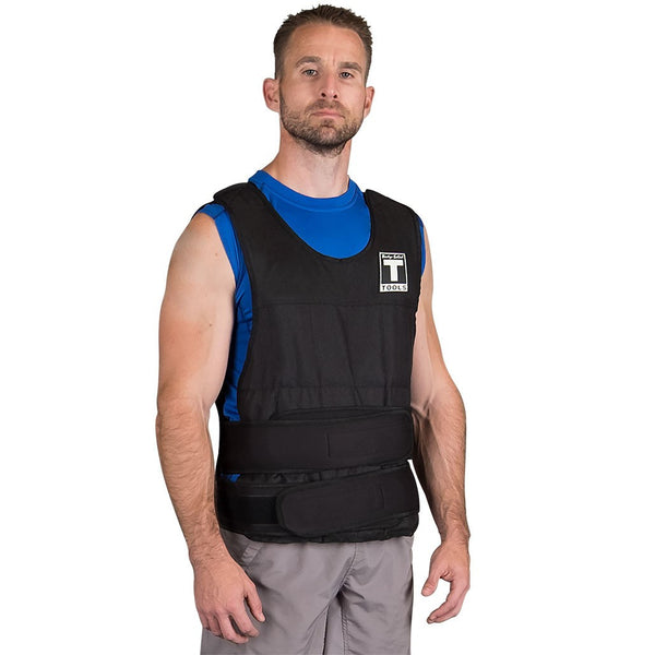 PREMIUM ADJUSTABLE WEIGHTED VEST, 20LBS