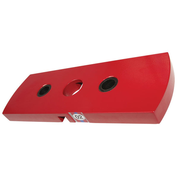 PREMIUM RED STEEL WEIGHT STACK 50LBS, 5 X 10LB PLATES
