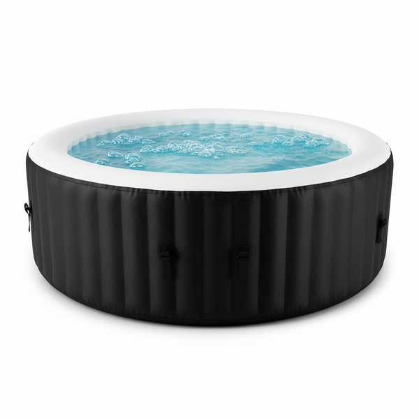 4 PERSON ROUND INFLATABLE HOT TUB